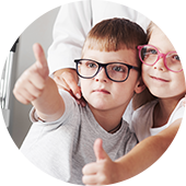 Accurate eyeglass fitting and follow-up care for children