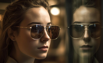 Professional optometrist providing expert eye care consultation at Naas Optical